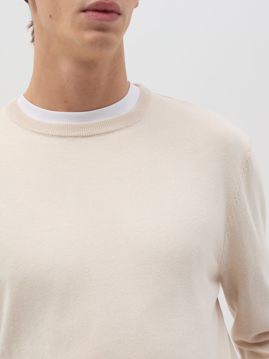 Round neck pullover_2
