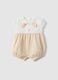 Newborn pure cotton multicolour bodysuit with embroidery_0