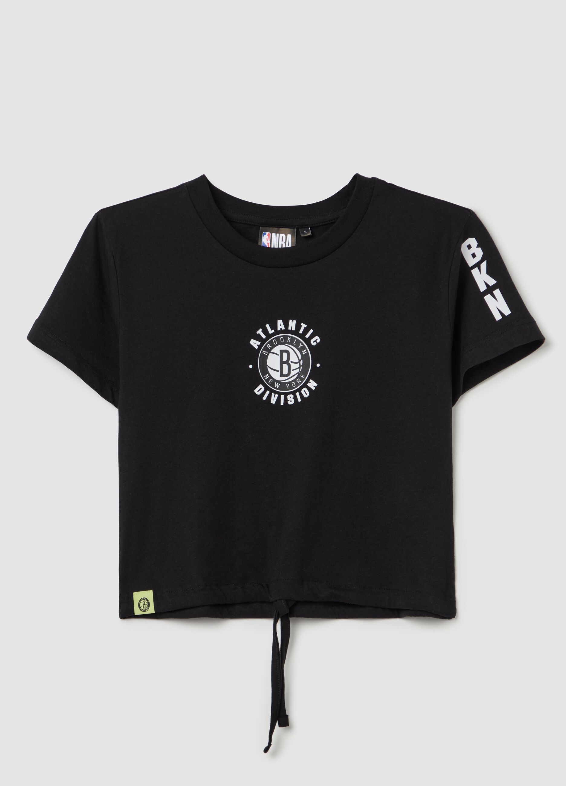 Black NBA New York Brooklyn Atlantic Division T-shirt