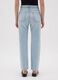 Women's regular fit light blue jeans in pure cotton_2