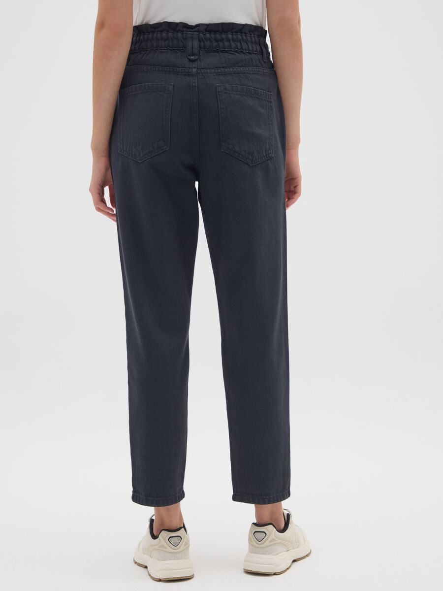 Blue slouchy cotton jeans_2