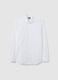 White slim fit pure cotton shirt_4