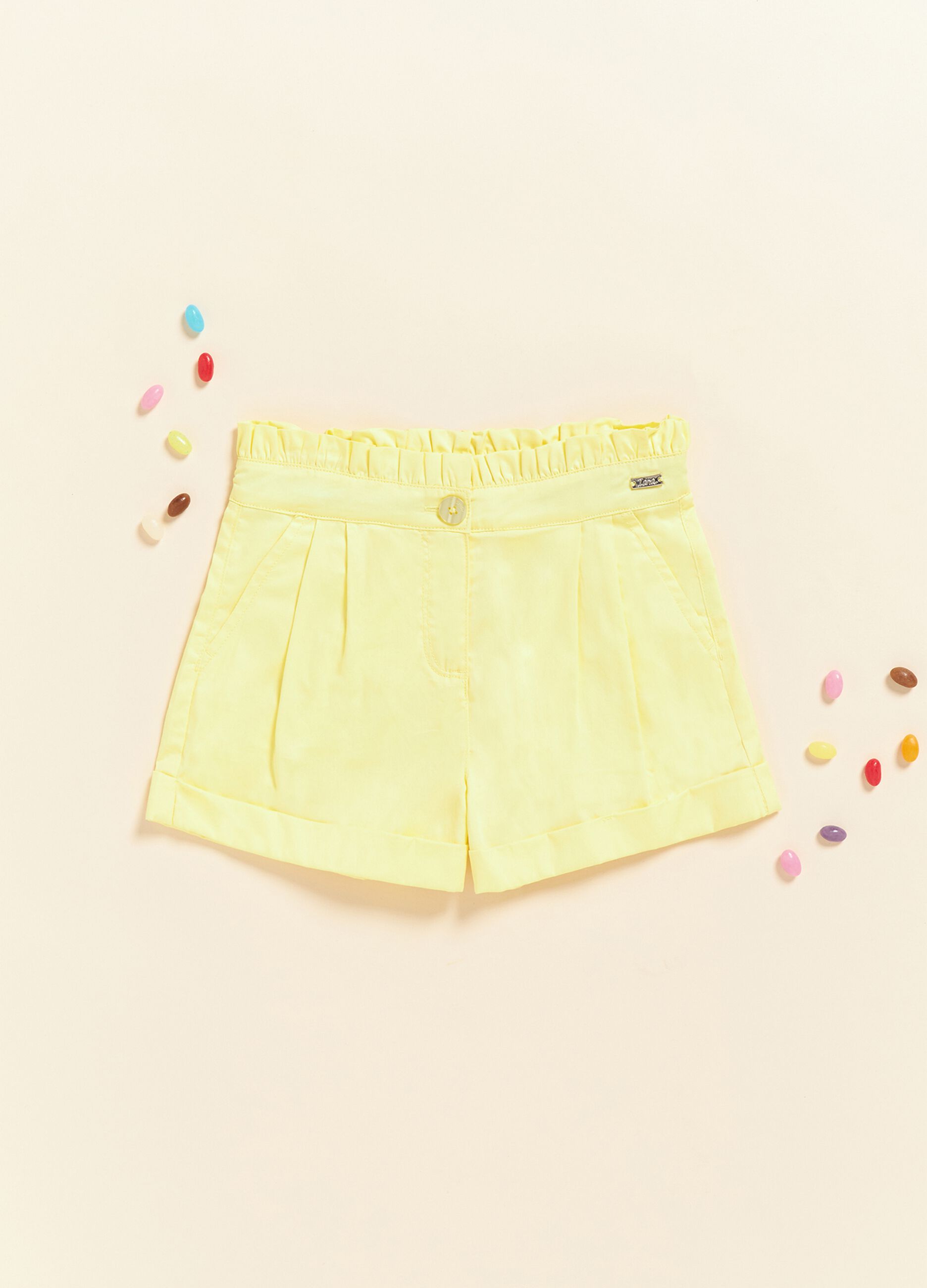 Shorts in popeline di puro cotone IANA_0