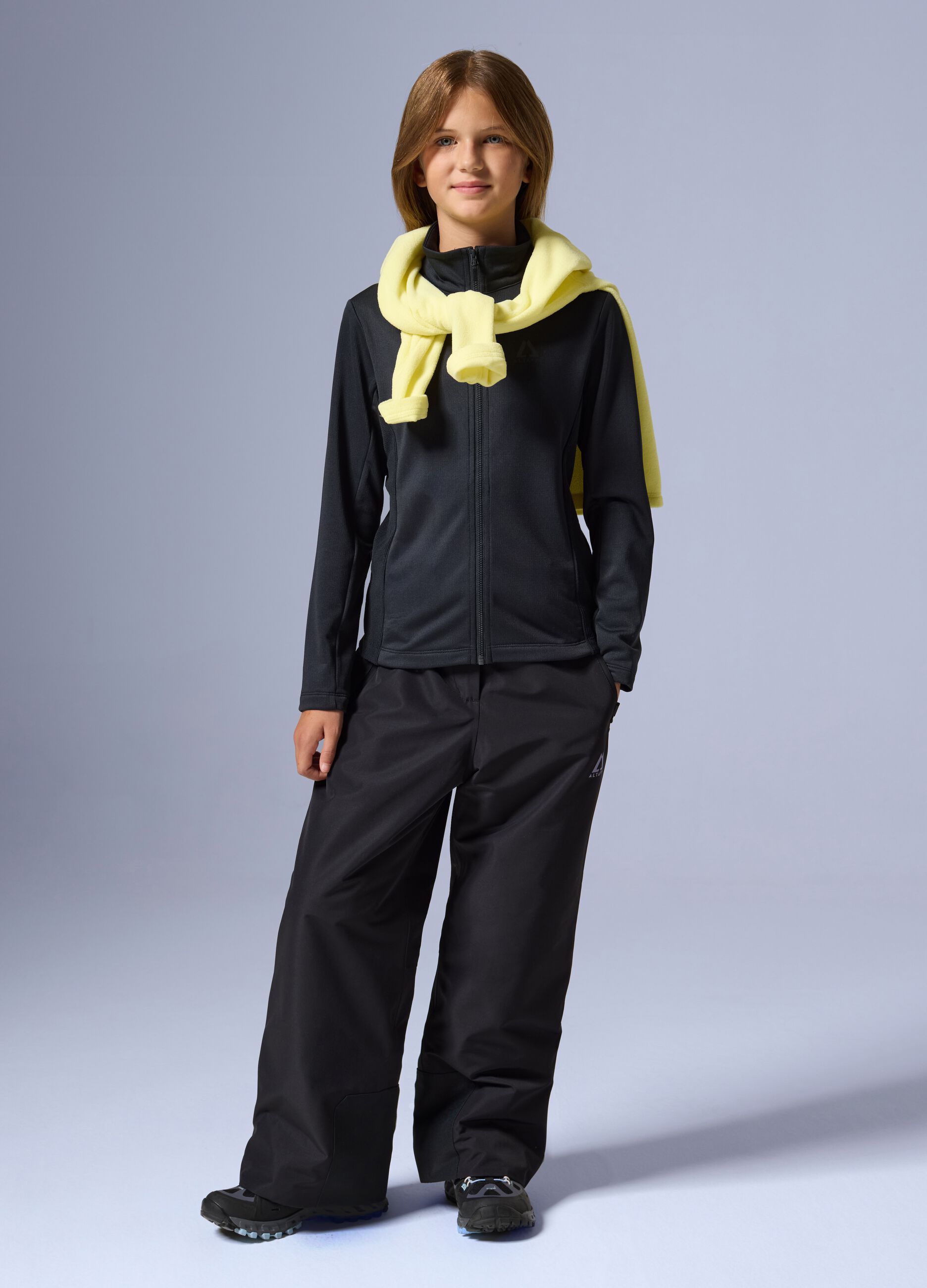 ALTAVIA FULL ZIP WAFFLE FLEECE WITH DEBORAH COMPAGNONI