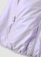 Purple padded hooded jacket with zip, regular fit for baby girl_2