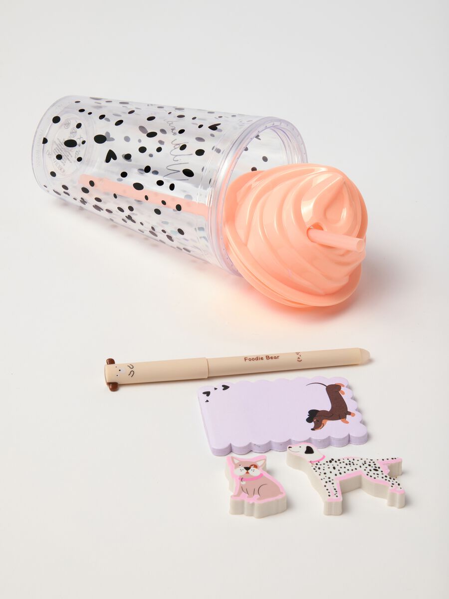 Multicolour Stationery Set with Cup_1
