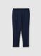 Blue Slim Fit Trousers_4