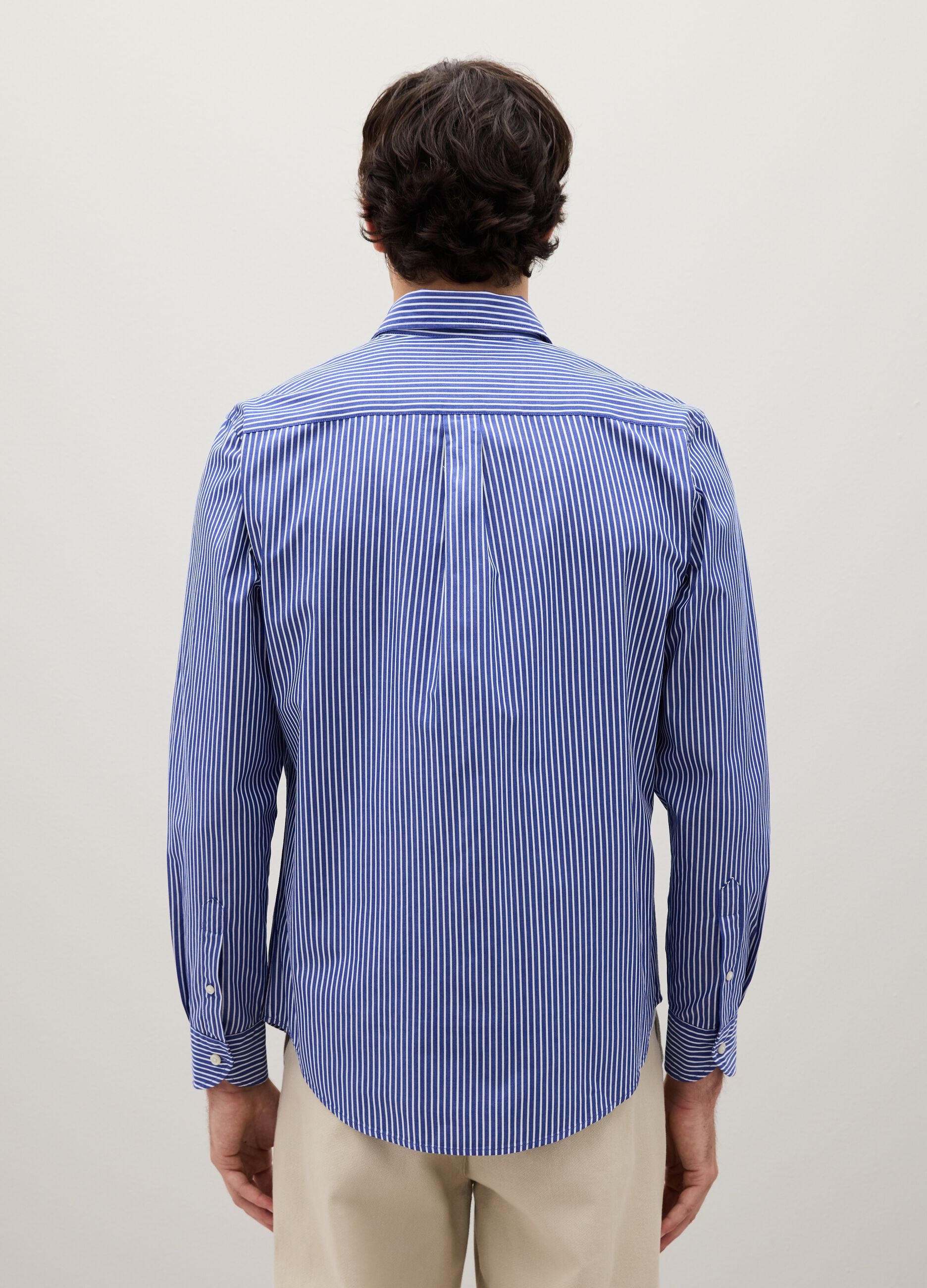 Multicoloured pure cotton regular fit shirt