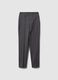 Grey Slim Fit Treggings Trousers_4
