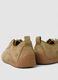 Beige genuine leather regular fit shoes_2