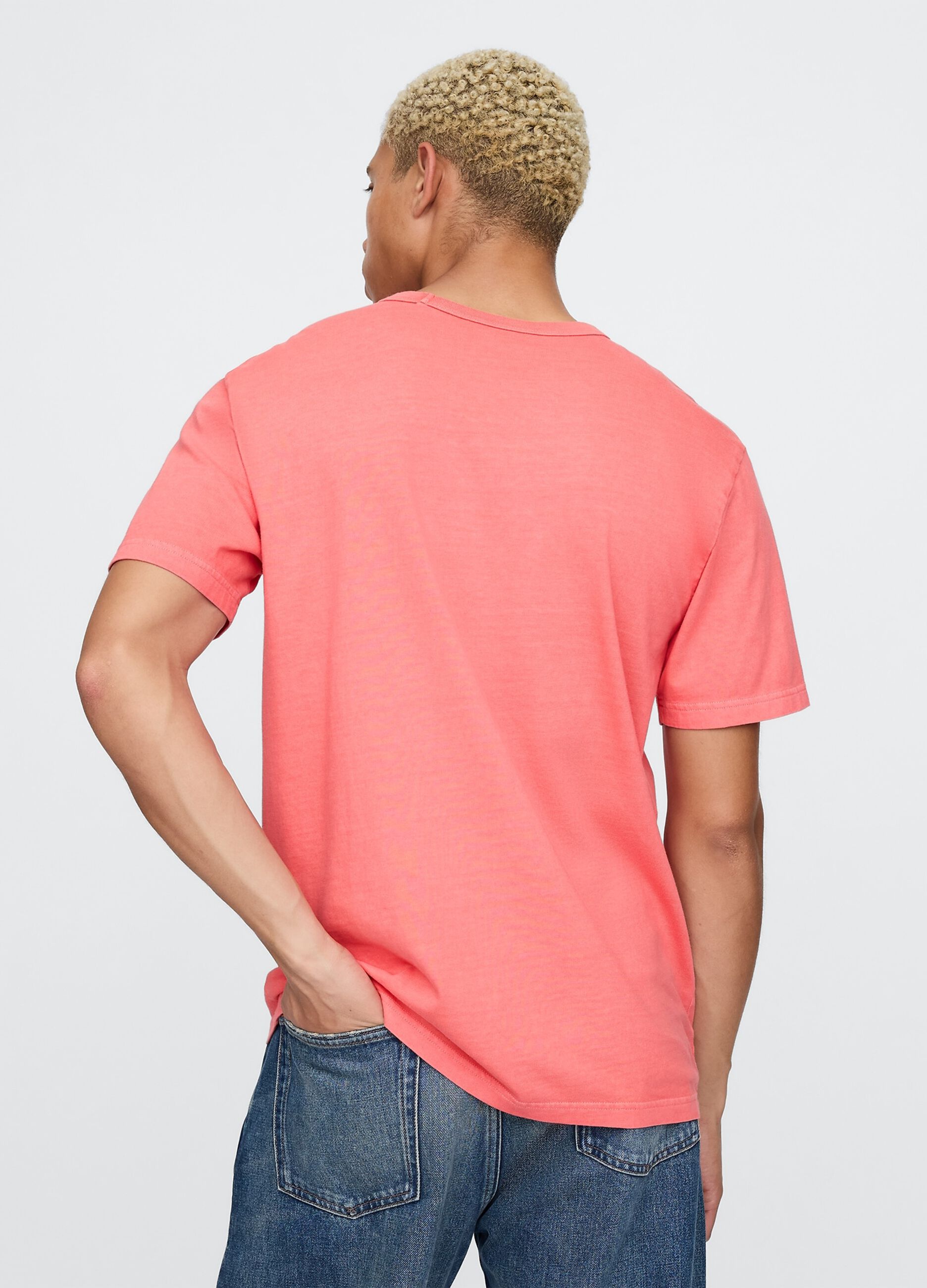 Pink Cotton Gap T-Shirt