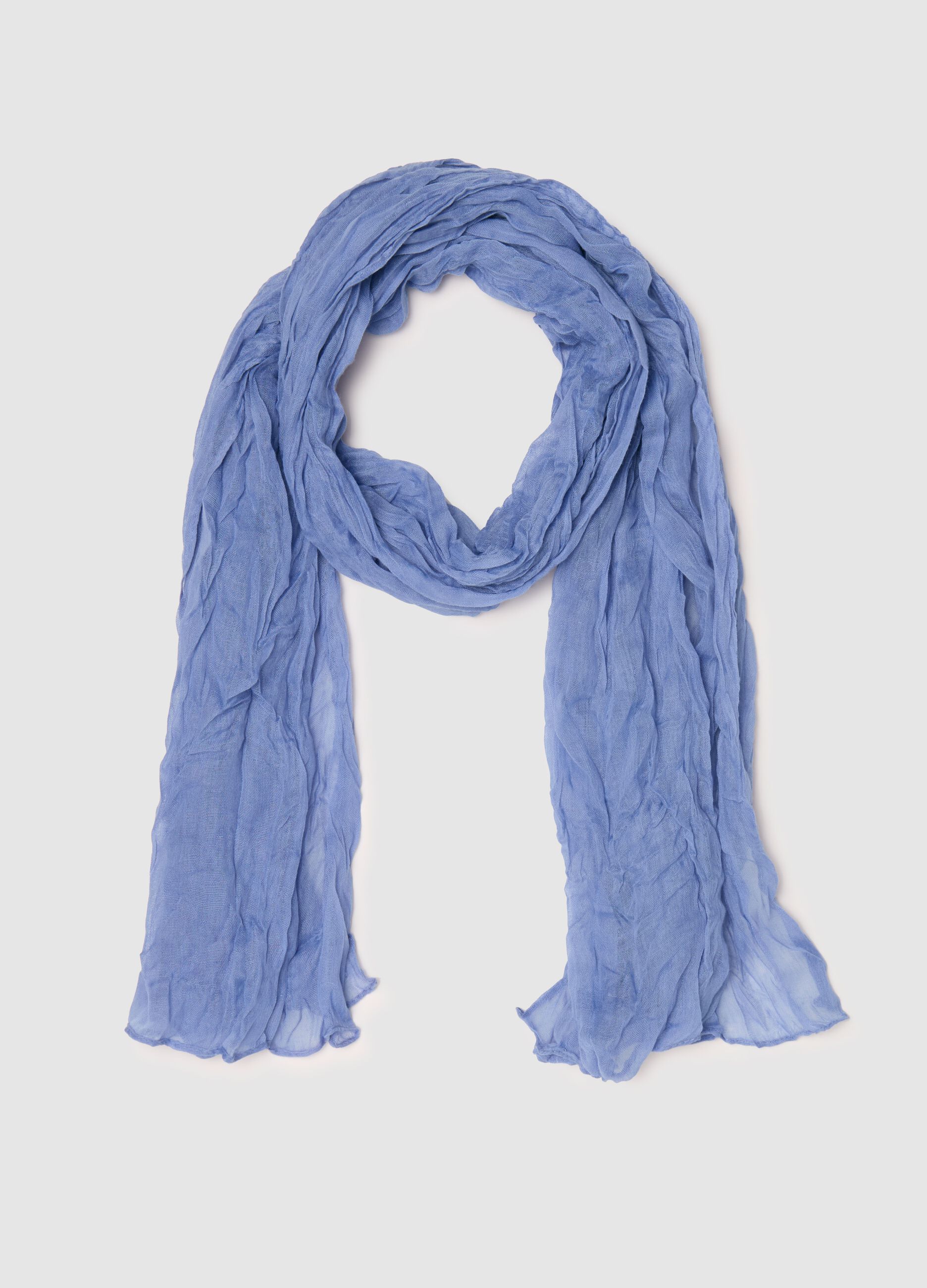 Pashmina effetto crinkle