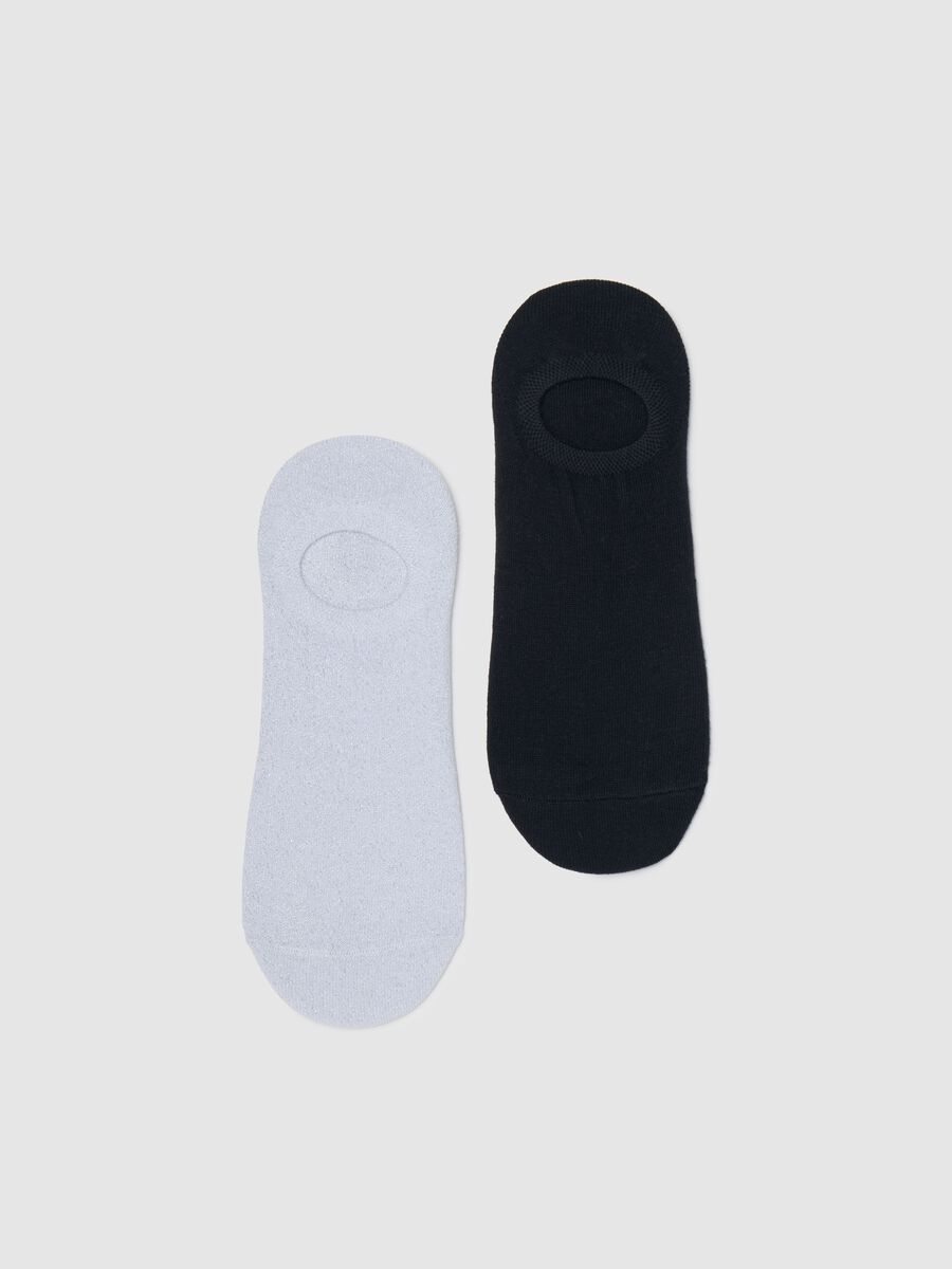 White and Black Invisible Socks by Ovs_1