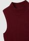 Women's fitted red blend top_5