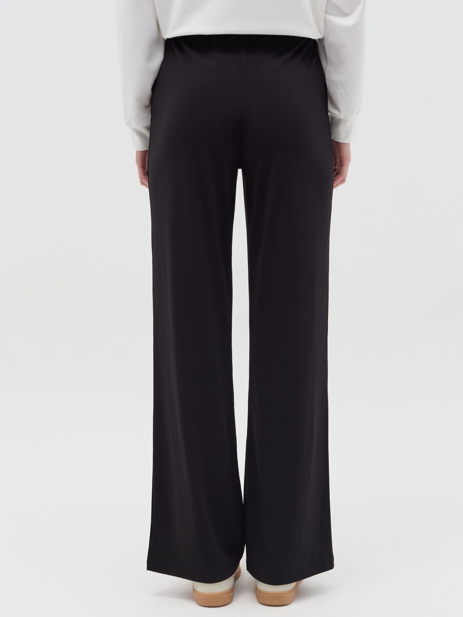 Solid colour maternity trousers_3