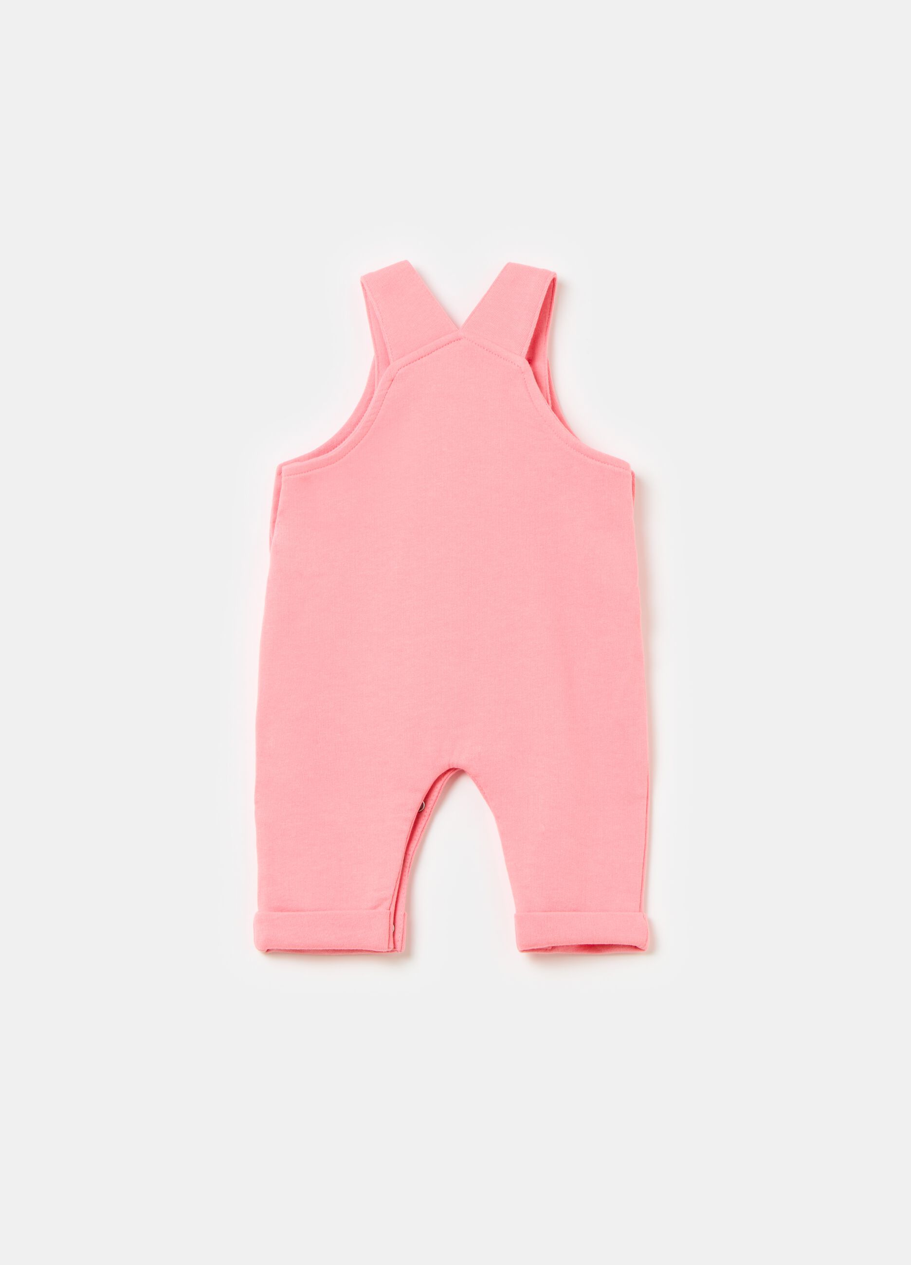Organic cotton dungarees with heart
