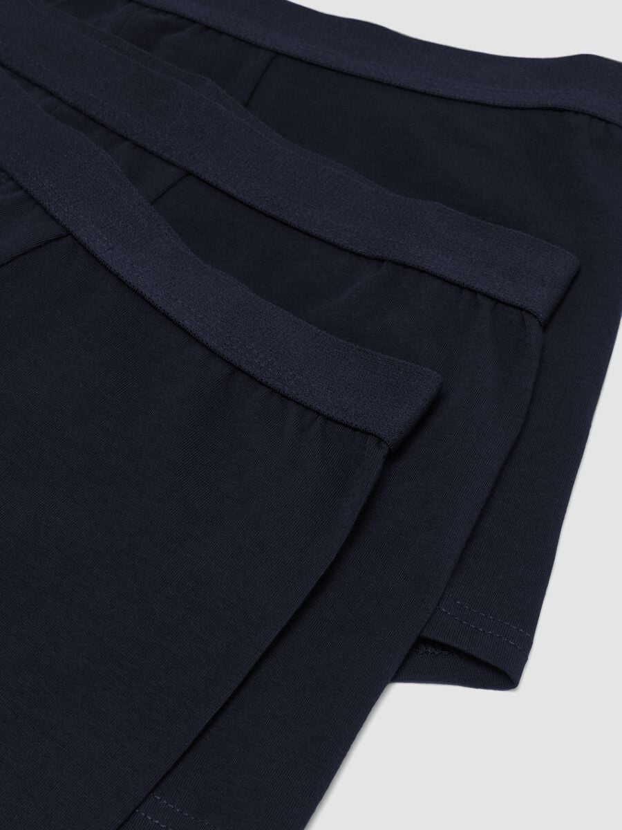 Tripack di boxer blu in cotone organico_5