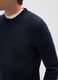 Maglione con girocollo blu regular fit_2