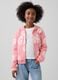 Girls' Pink Cotton Blend Sweatshirt with Daisies_0