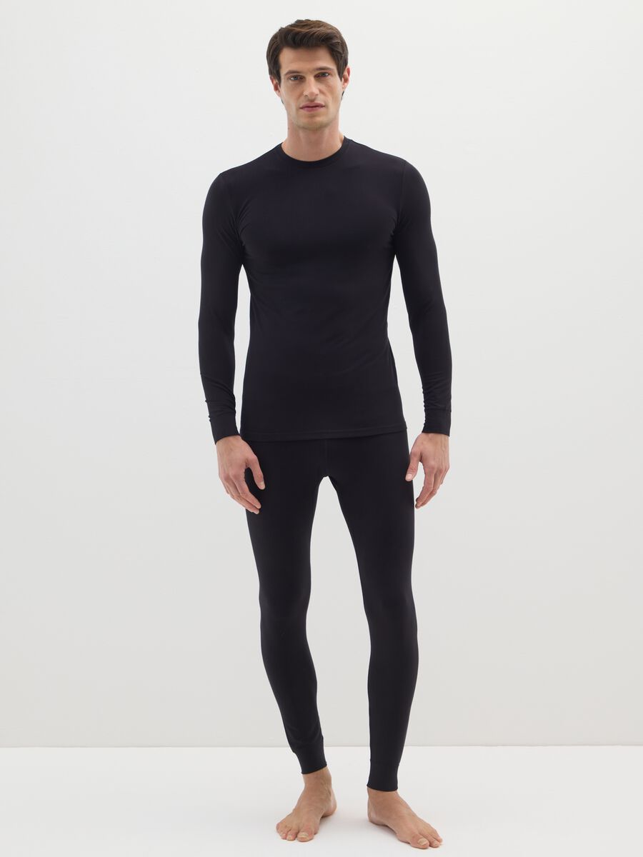 Black long-sleeve regular fit t-shirt_1