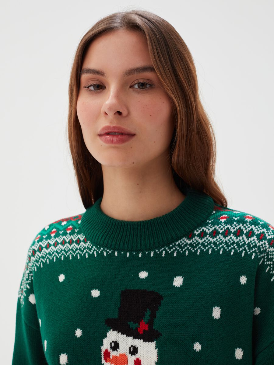 Christmas Jumper con pupazzo di neve_1