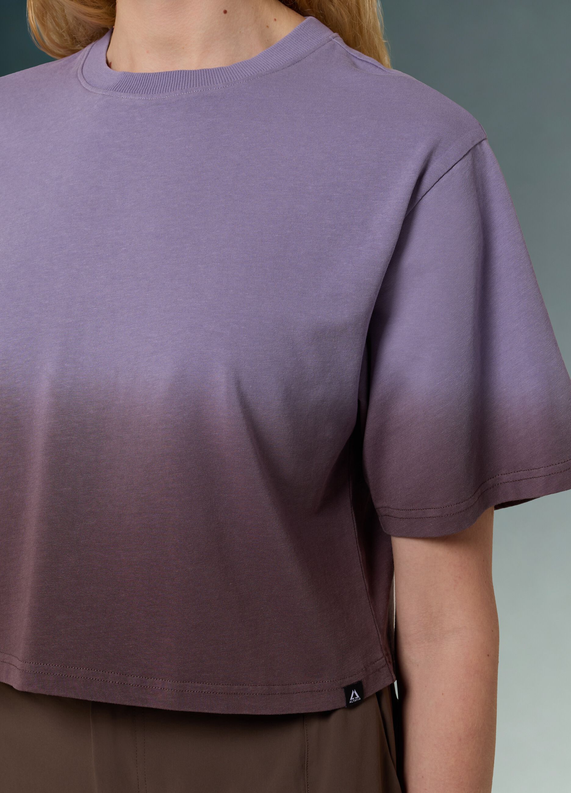 ALTAVIA WITH DEBORAH COMPAGNONI Cotton-Hemp Blend T-shirt