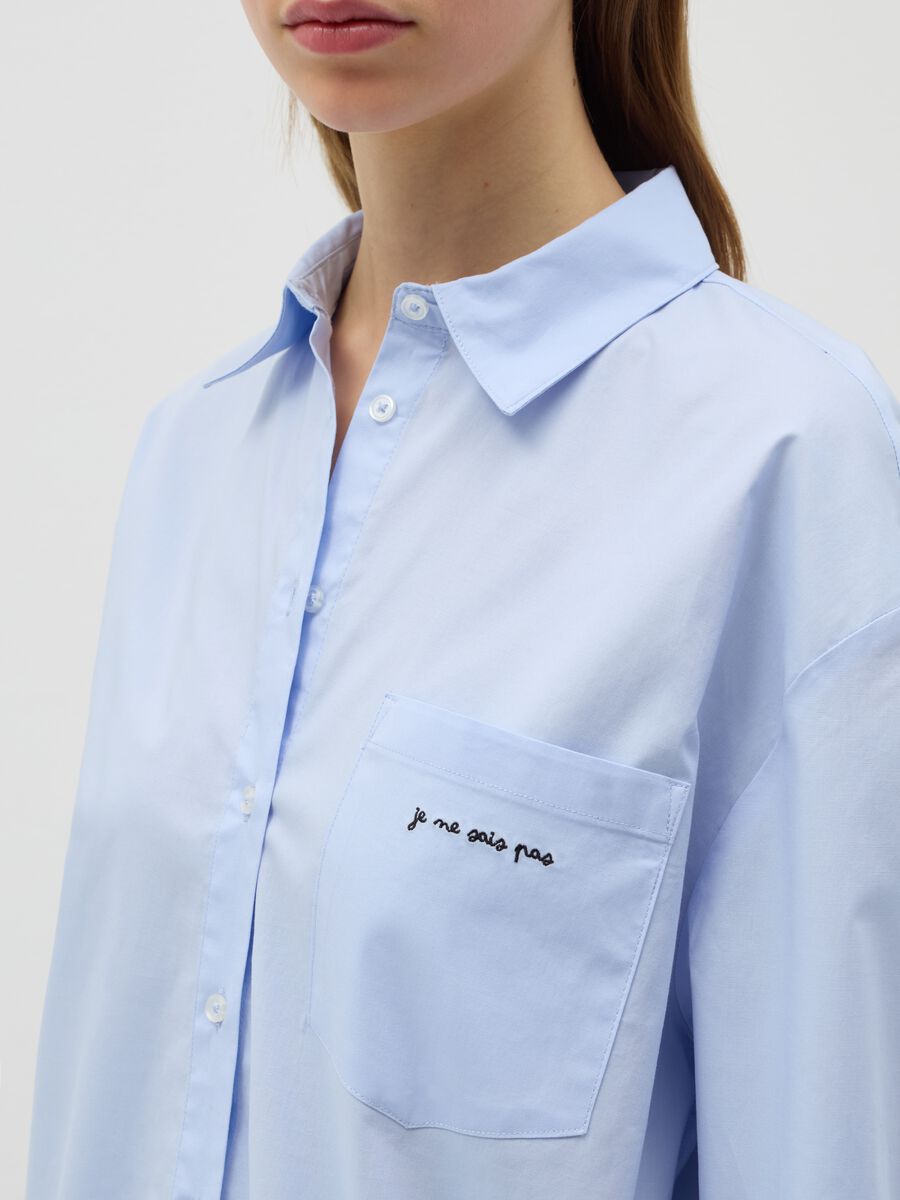 Relaxed-fit shirt with embroidered pocket_3