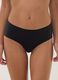 Black stretch-fabric briefs with lace back_1