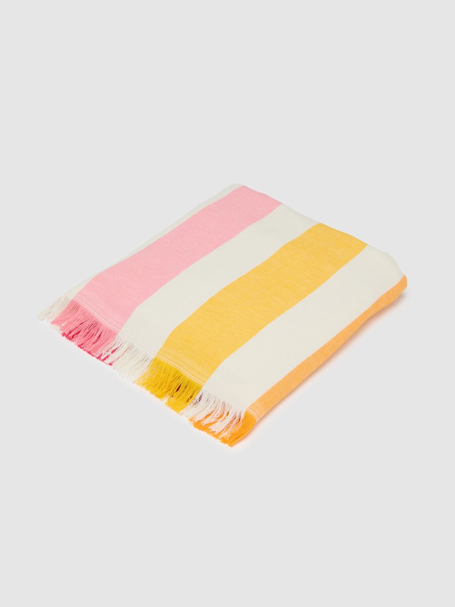 Women's multicolour pure cotton scarf_0