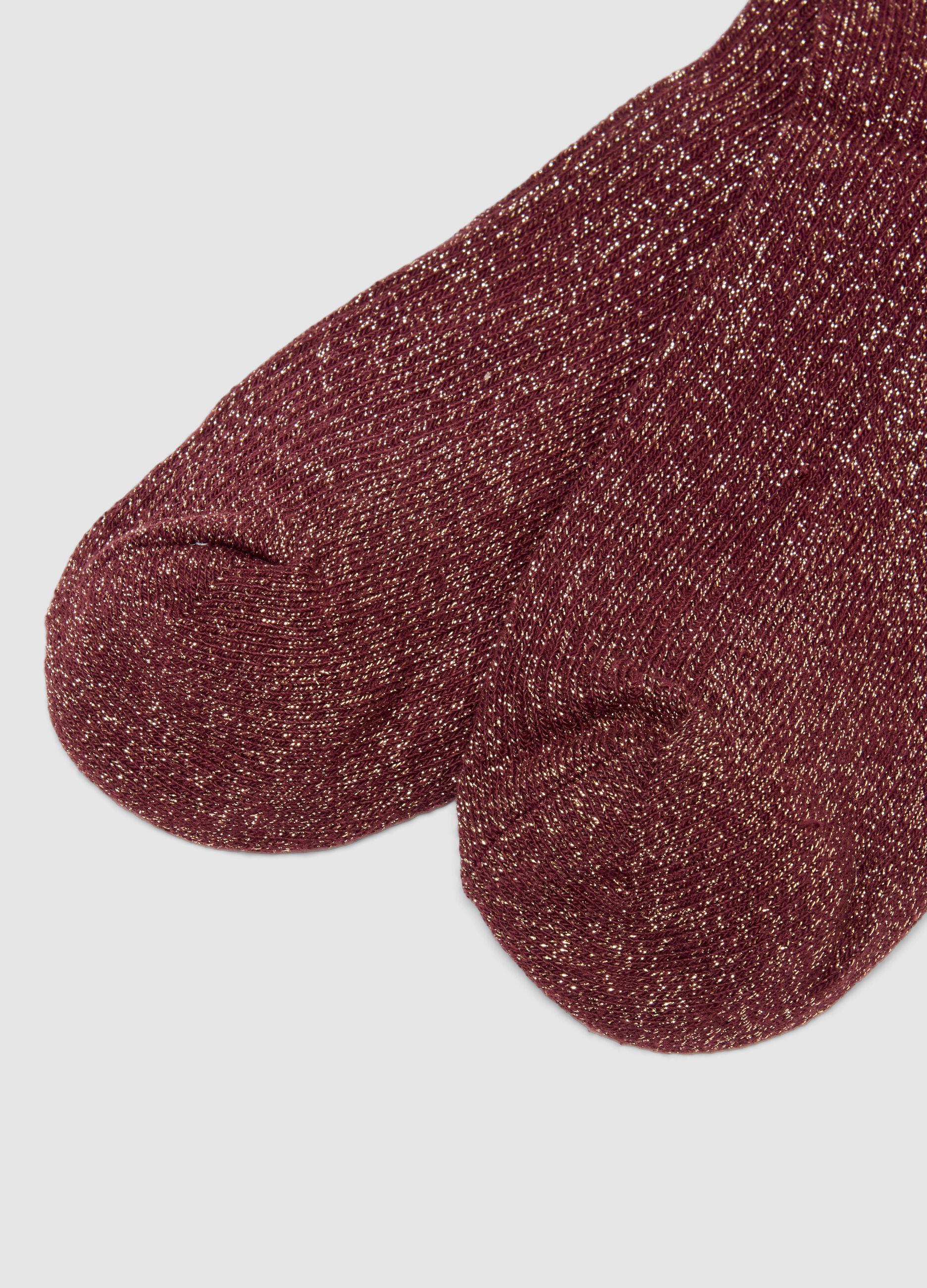 Two-pack of multicolour socks in organic cotton blend