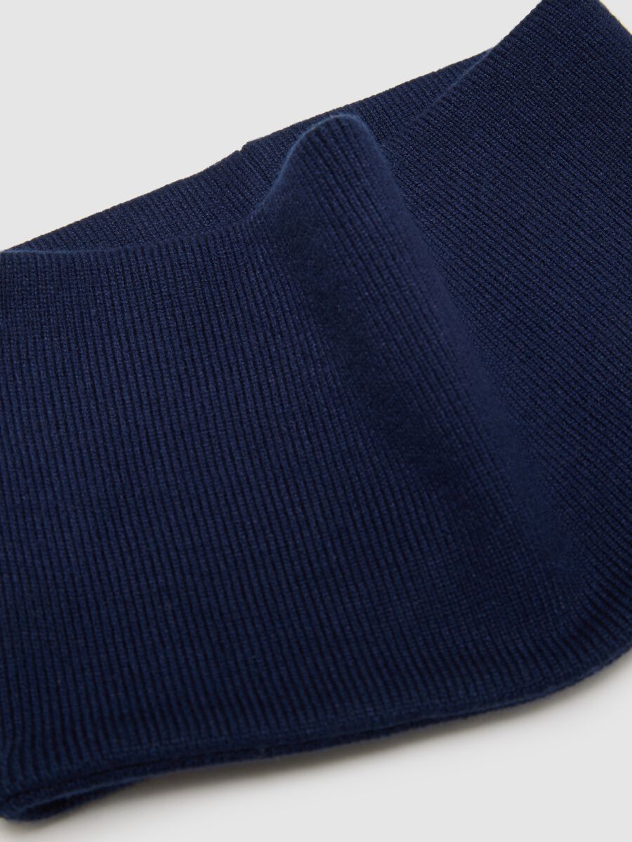 Children's heavy blue scarf_1
