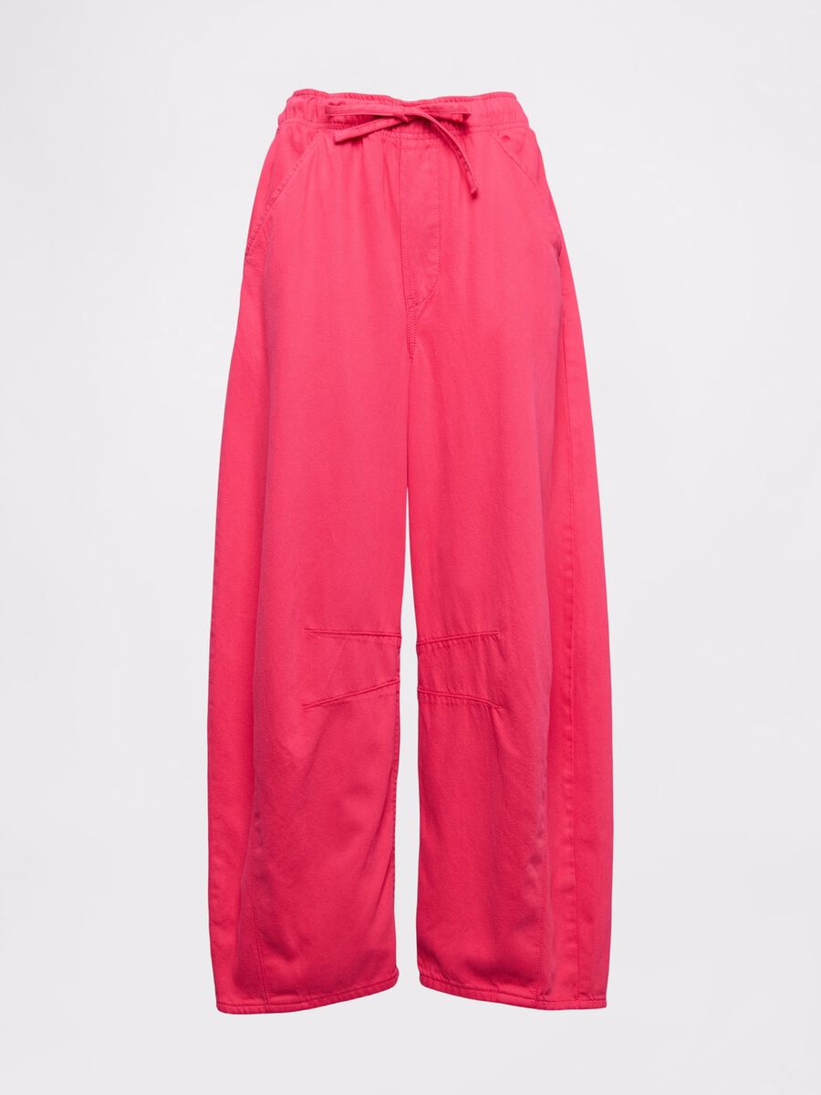 Pink Lyocell and cotton trousers_6