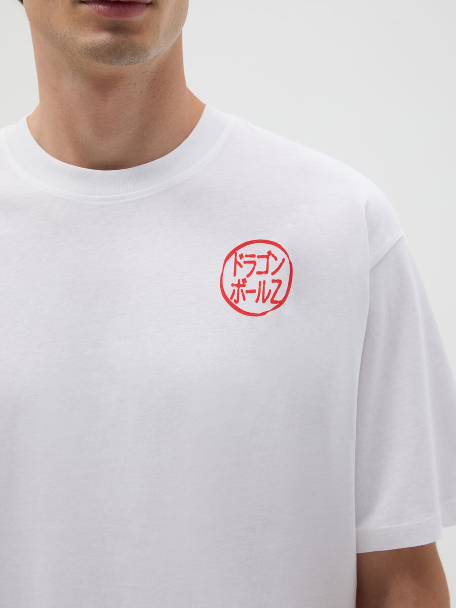 White pure cotton regular fit T-shirt_3