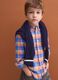 Camicia oxford multicolor a quadri in puro cotone regular fit_2