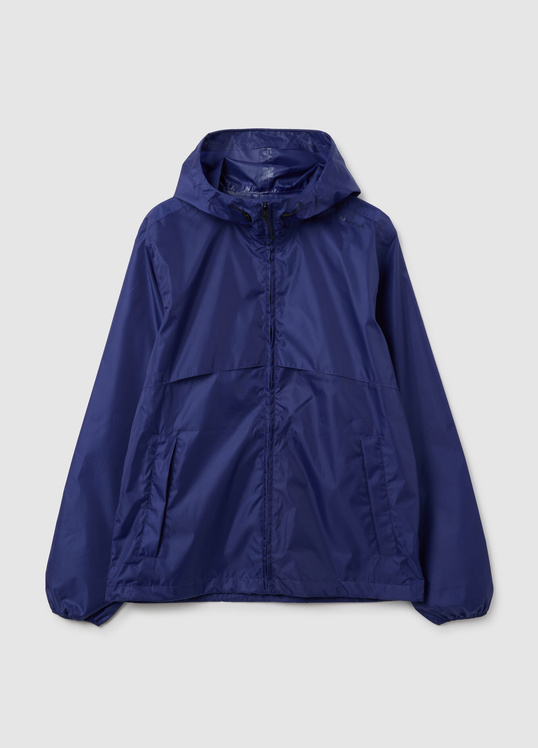 Women's blue regular fit jacket