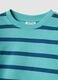 Oversized multicolour striped T-shirt in pure organic cotton for boys_2