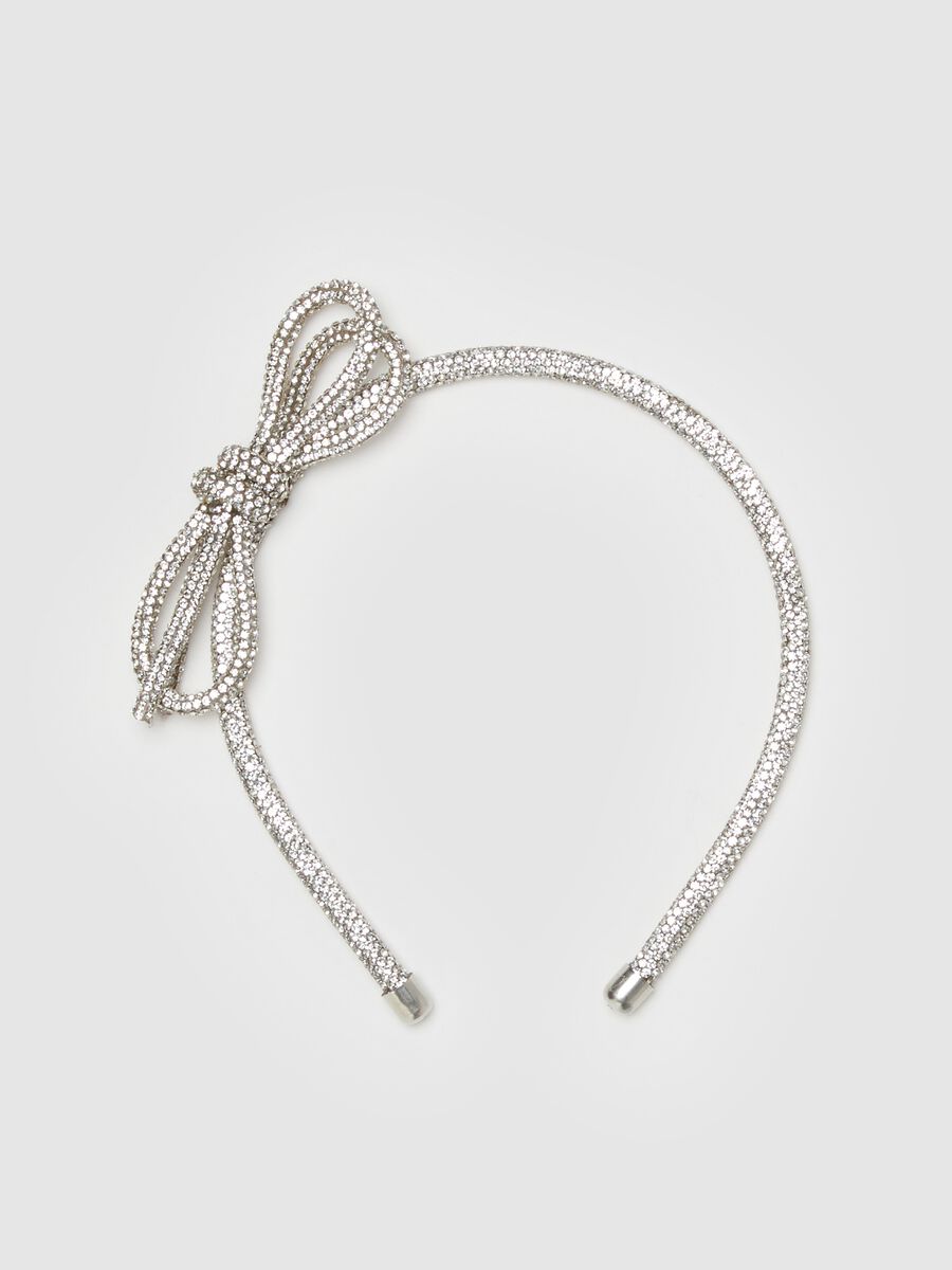 Hairband with bow and diamantés_0