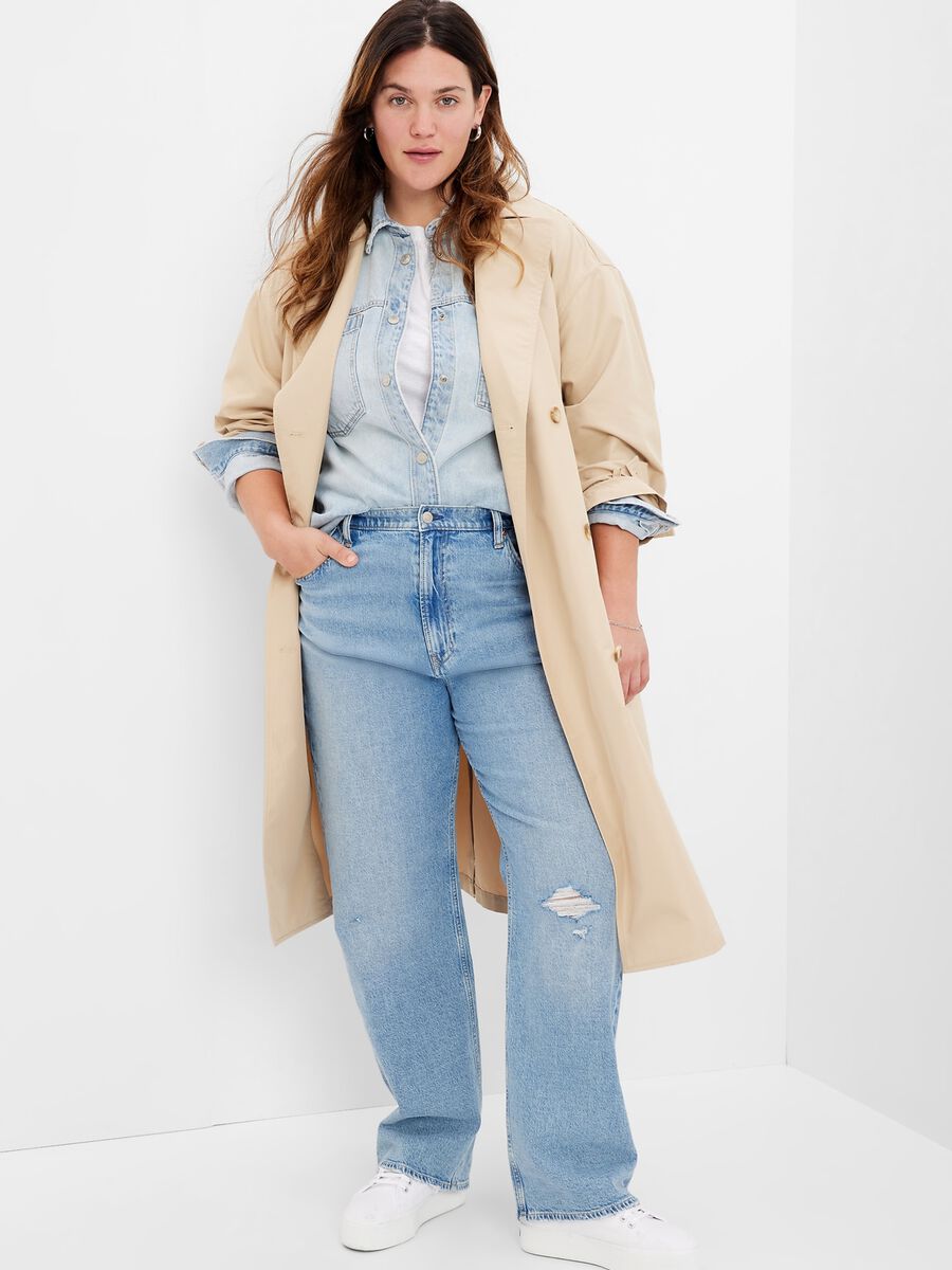 Loose-fit jeans with rips_3