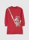 Sweatshirt dress with Minnie Mouse and bag_0