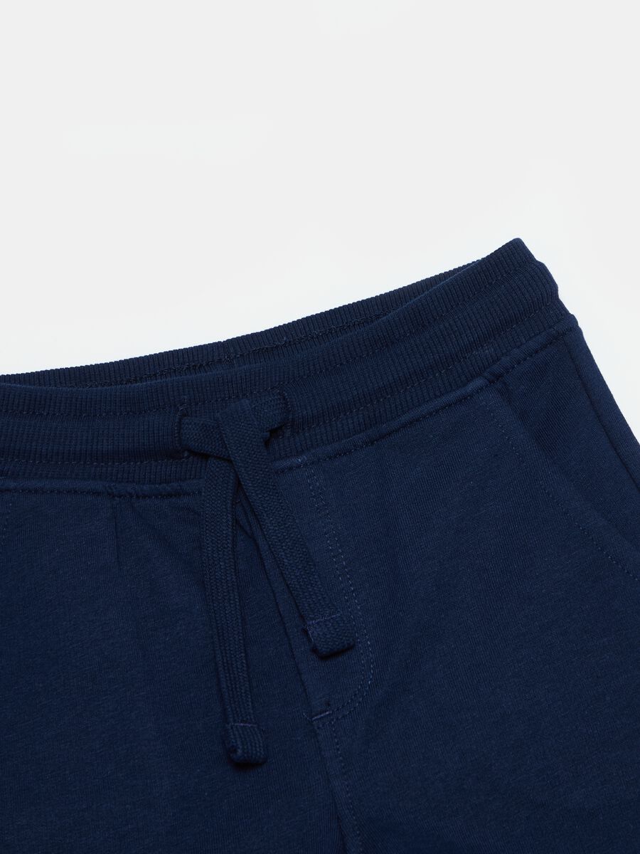 Cotton shorts with drawstring_2