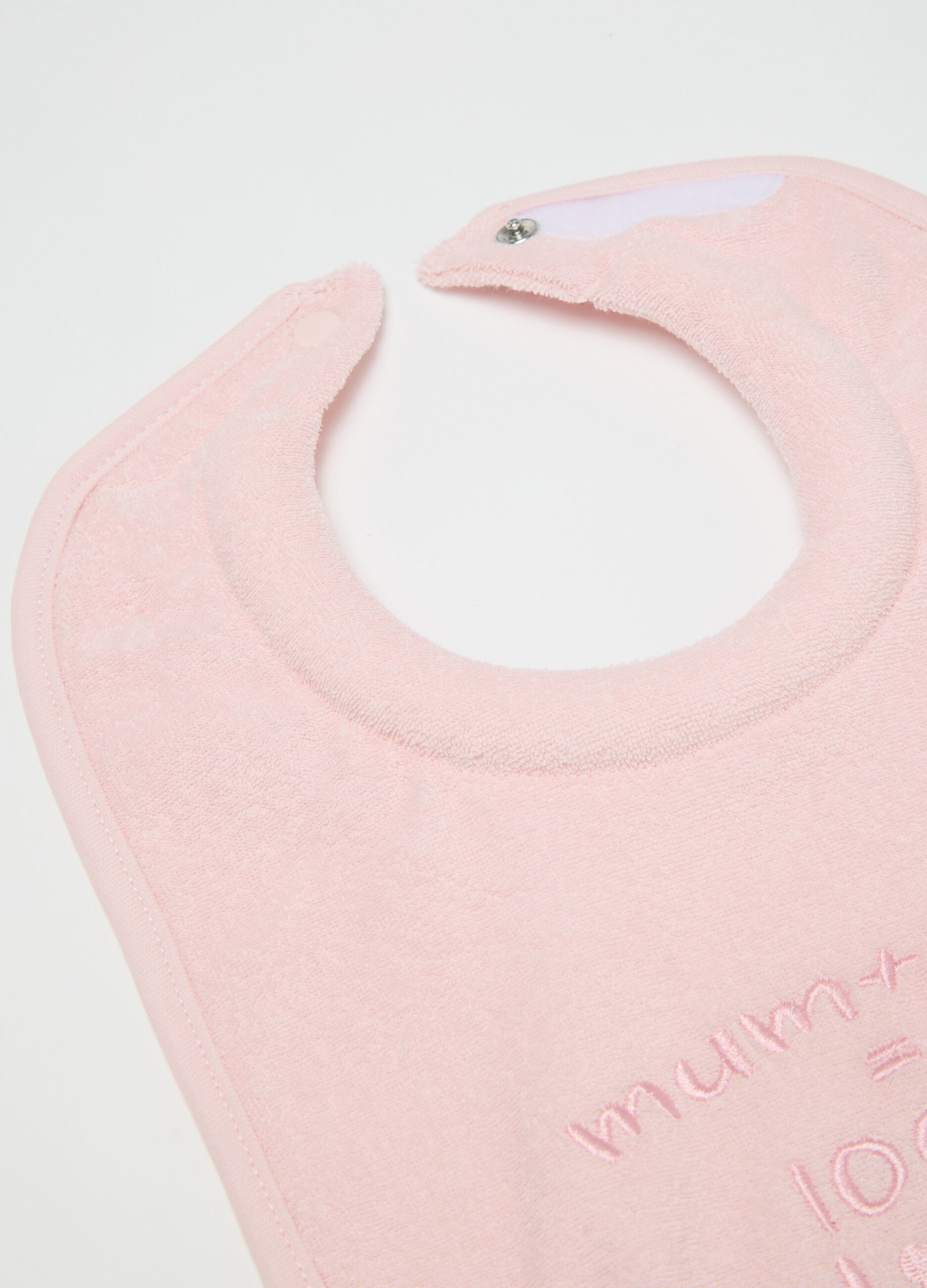 Baby Bibs Twin Pack in Multicoloured Pure Cotton