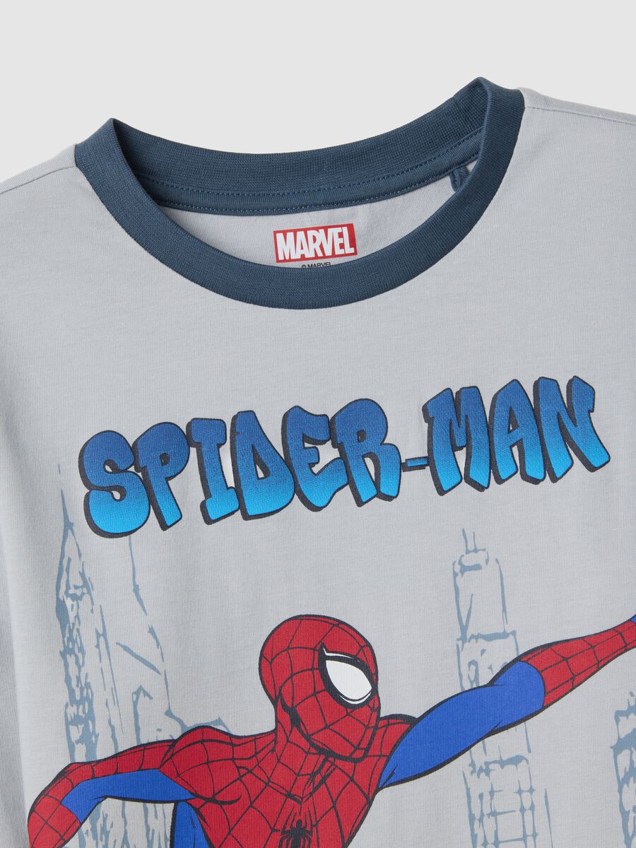 Children's regular fit multicolour pure cotton pyjamas with print_3