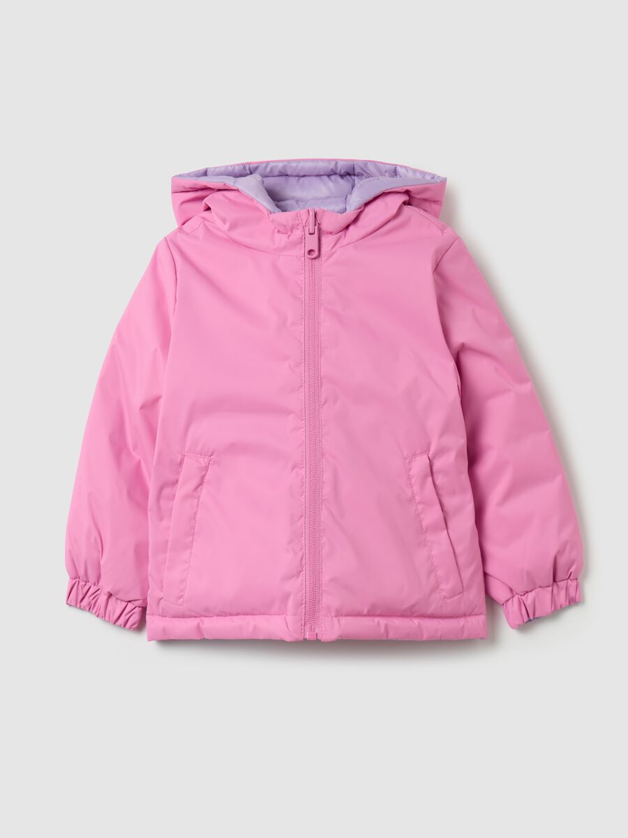 Ultralight reversible down jacket with hood_0