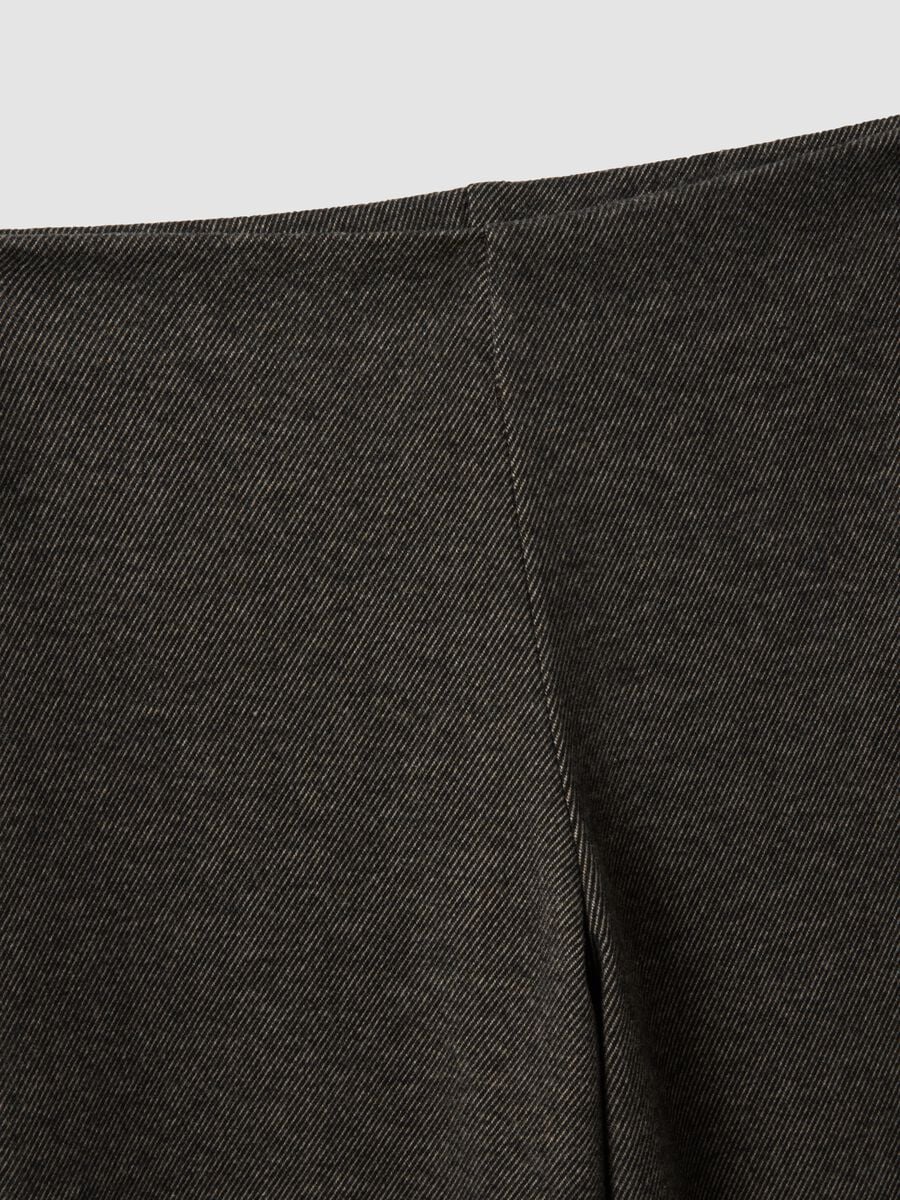Brown wide-leg trousers in stretch viscose_1