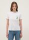 White pure cotton short-sleeve T-shirt_0