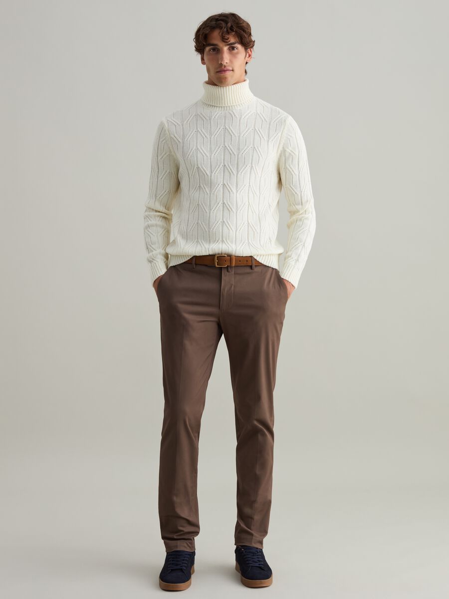Contemporary belt in suede leather_3