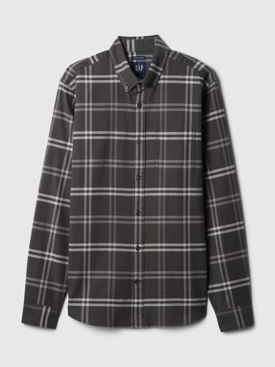 Camicia regular fit in cotone oxford_3