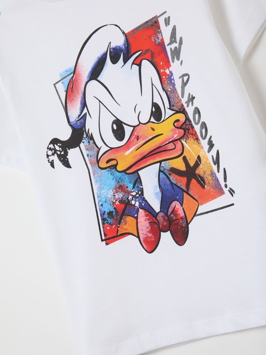 Cotton T-shirt with Donald Duck print_3