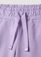 Girls' pure cotton purple shorts - regular fit_2
