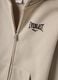 Beige full-zip hooded sweatshirt in cotton blend, regular fit_1